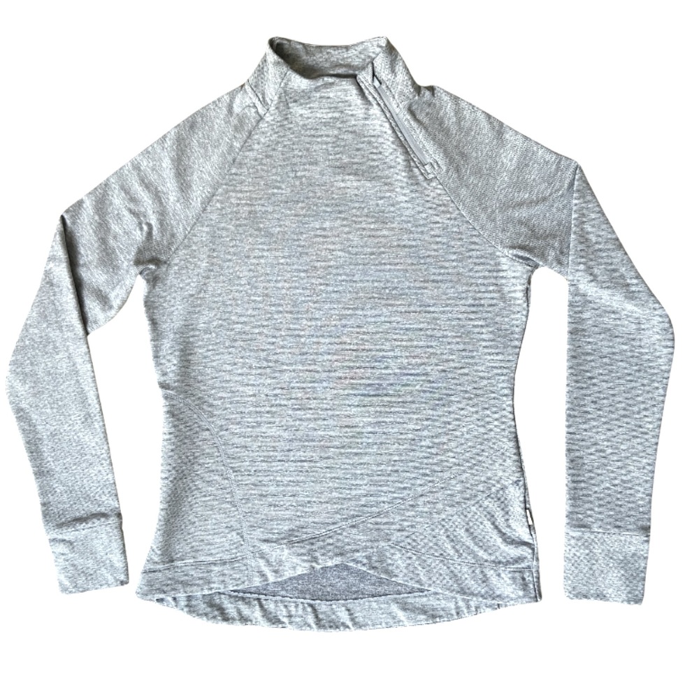 MONDETTA Women’s Performance 1/4 Zip Gray Pullover Size M